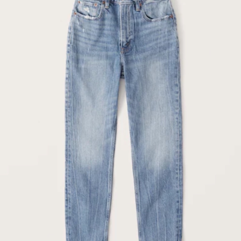 Abercrombie & Fitch Curve Love High Rise Mom Jeans